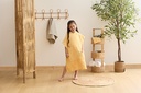SET CAPE BAIN GANT MER JAUNE