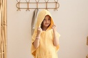 SET CAPE BAIN GANT MER JAUNE