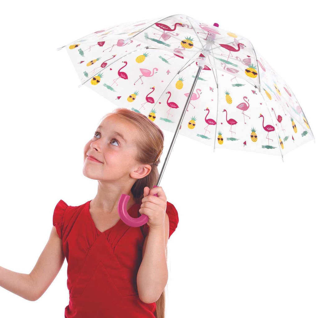 PARAPLUIE ENFANT TRANSPARENT IMPRIME M24