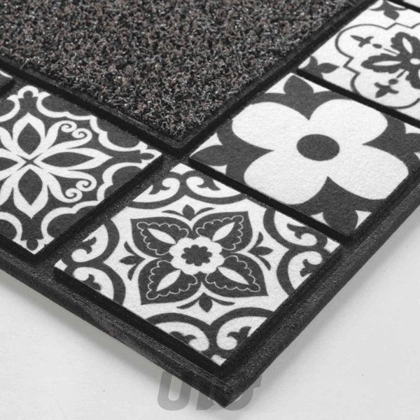 TAPIS RECTANGLE 45 x 75 CM CAOUTCHOUC RELIEF CAROCIMENT