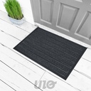 TAPIS RECTANGLE 45 x 75 CM PVC GRATTOIR MARCO GRIS