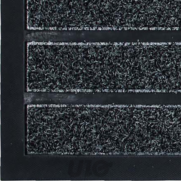 TAPIS RECTANGLE 45 x 75 CM PVC GRATTOIR MARCO GRIS