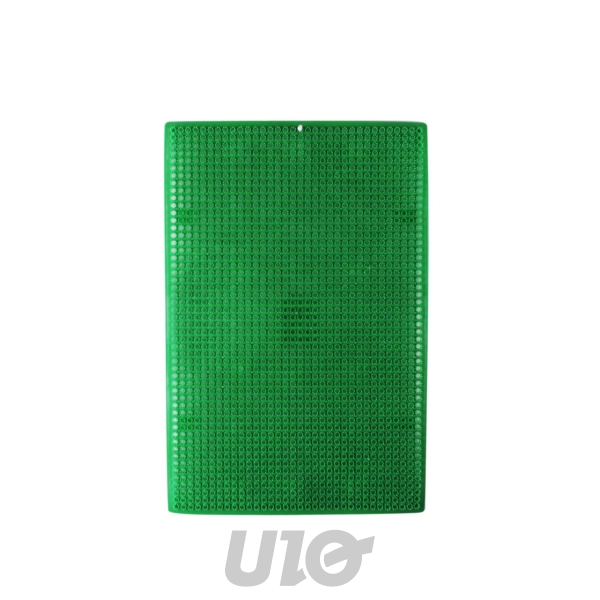 TAPIS RECTANGLE 58.5 x 38.5 CM POLYETHYLENE GRATTOIR VERT