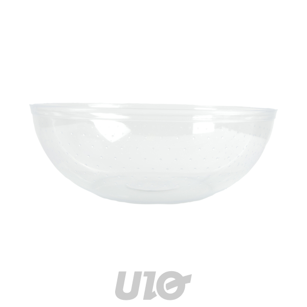 SALADIER REUTILISABLE EN PS TRANSPARENT D27CM