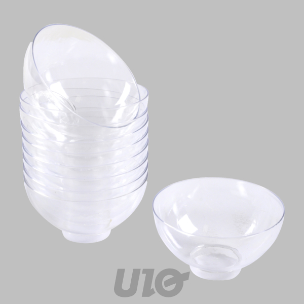 SET DE 25 VERRINES EN PLASTIQUE REUTILISABLE  BOL 50ML TRANSPARENT
