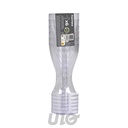 SET DE 6 VERRES A PIED EN PLASTIQUE REUTILISABLE 18CL TRANSPARENT