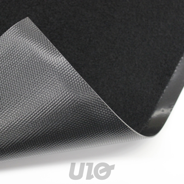 TAPIS RECTANGLE 40 x 60 CM ANTI-POUSSIERE UNI TELIO NOIR