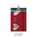 TAPIS RECTANGLE 40 x 60 CM BOUCLETTE IMPRIMEE HOME PASSION