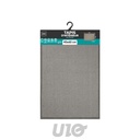 TAPIS RECTANGLE 40 x 60 CM BOUCLETTE UNIE PRIMOBIS GRIS