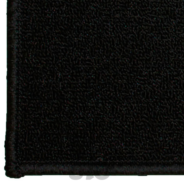 TAPIS RECTANGLE 40 x 60 CM BOUCLETTE UNIE PRIMOBIS NOIR