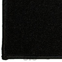 TAPIS RECTANGLE 40 x 60 CM BOUCLETTE UNIE PRIMOBIS NOIR