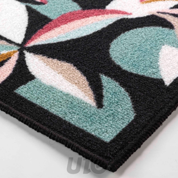 TAPIS RECTANGLE 50 x 120 CM BOUCLETTE IMPRIMEE LAVINIA
