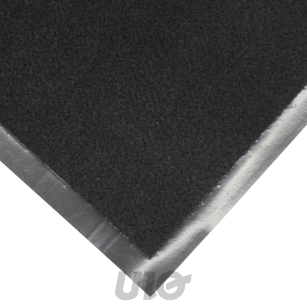 TAPIS RECTANGLE 50 x 80 CM ANTI-POUSSIERE UNI TELIO NOIR