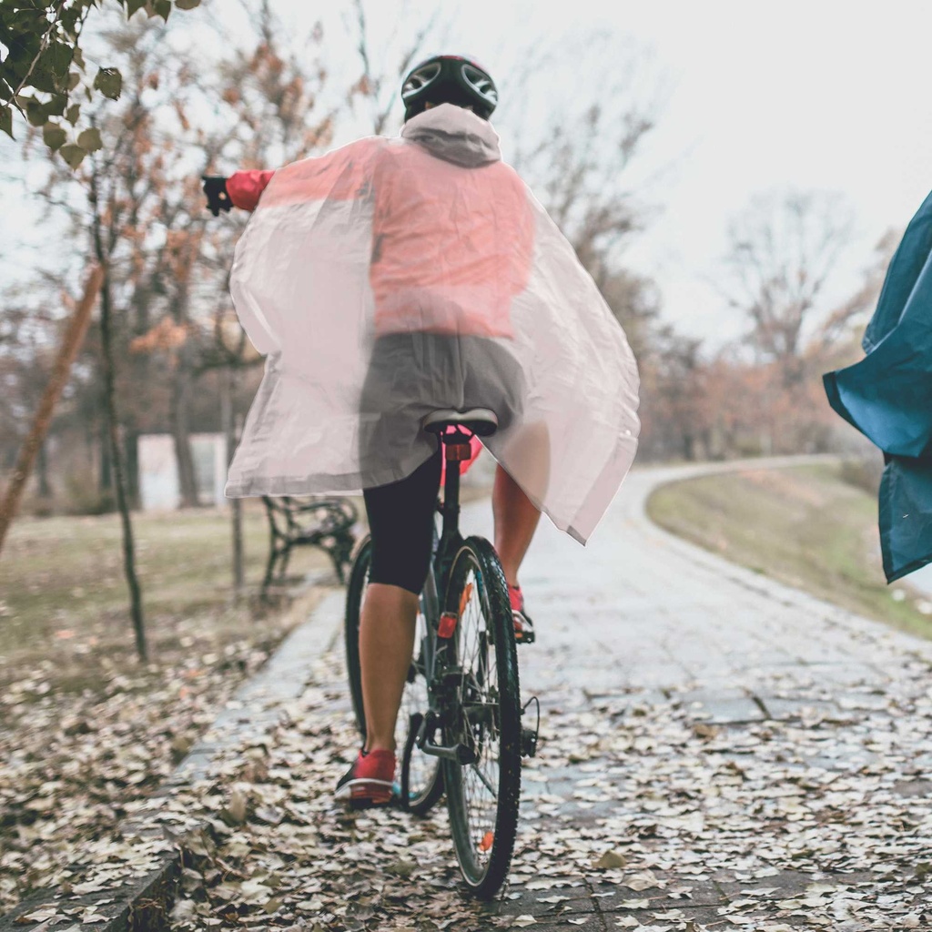 CAPE DE PLUIE BOULE TRANSPORT VELO 127X130CM M24