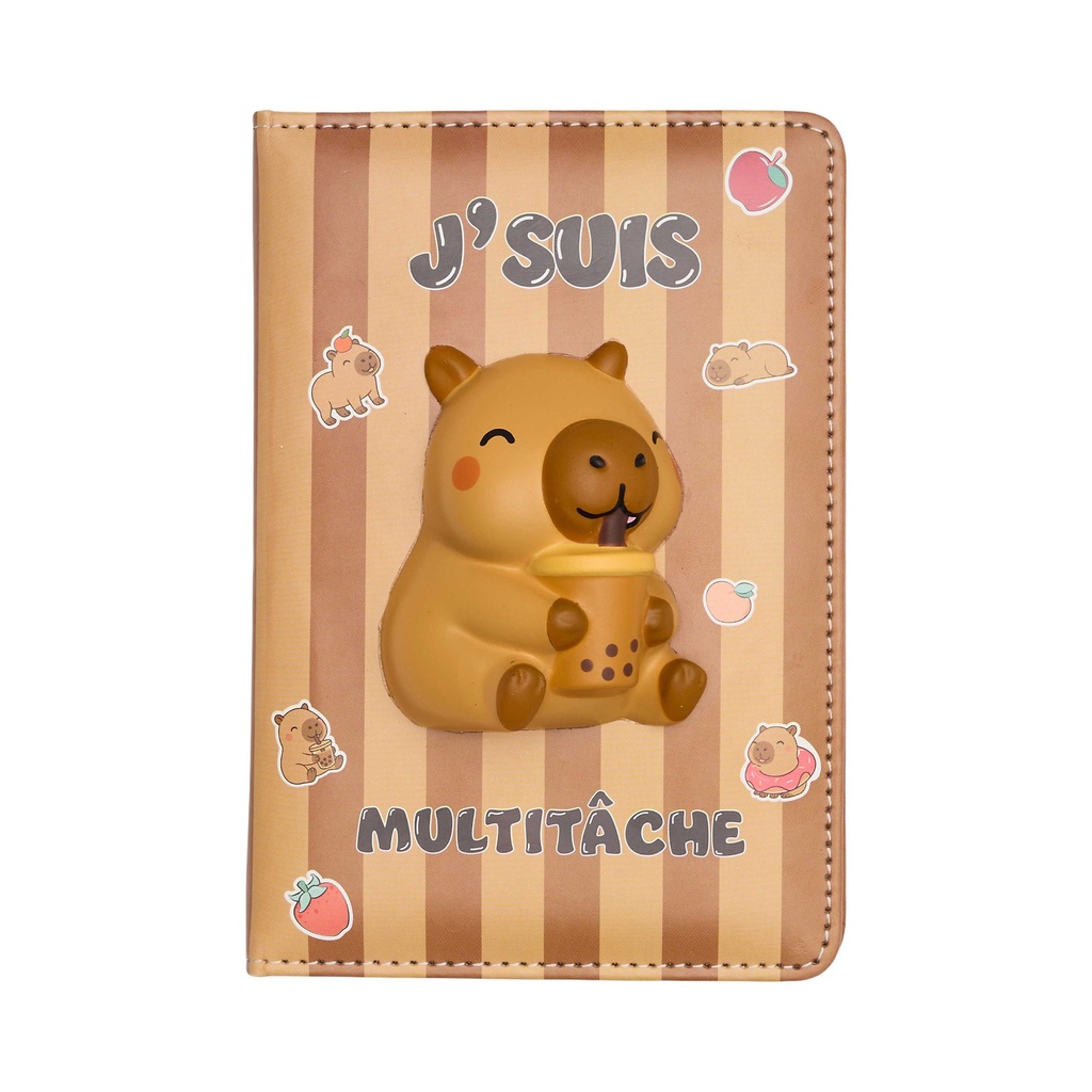 CARNET 3D FUNNY CAPYBARA M24