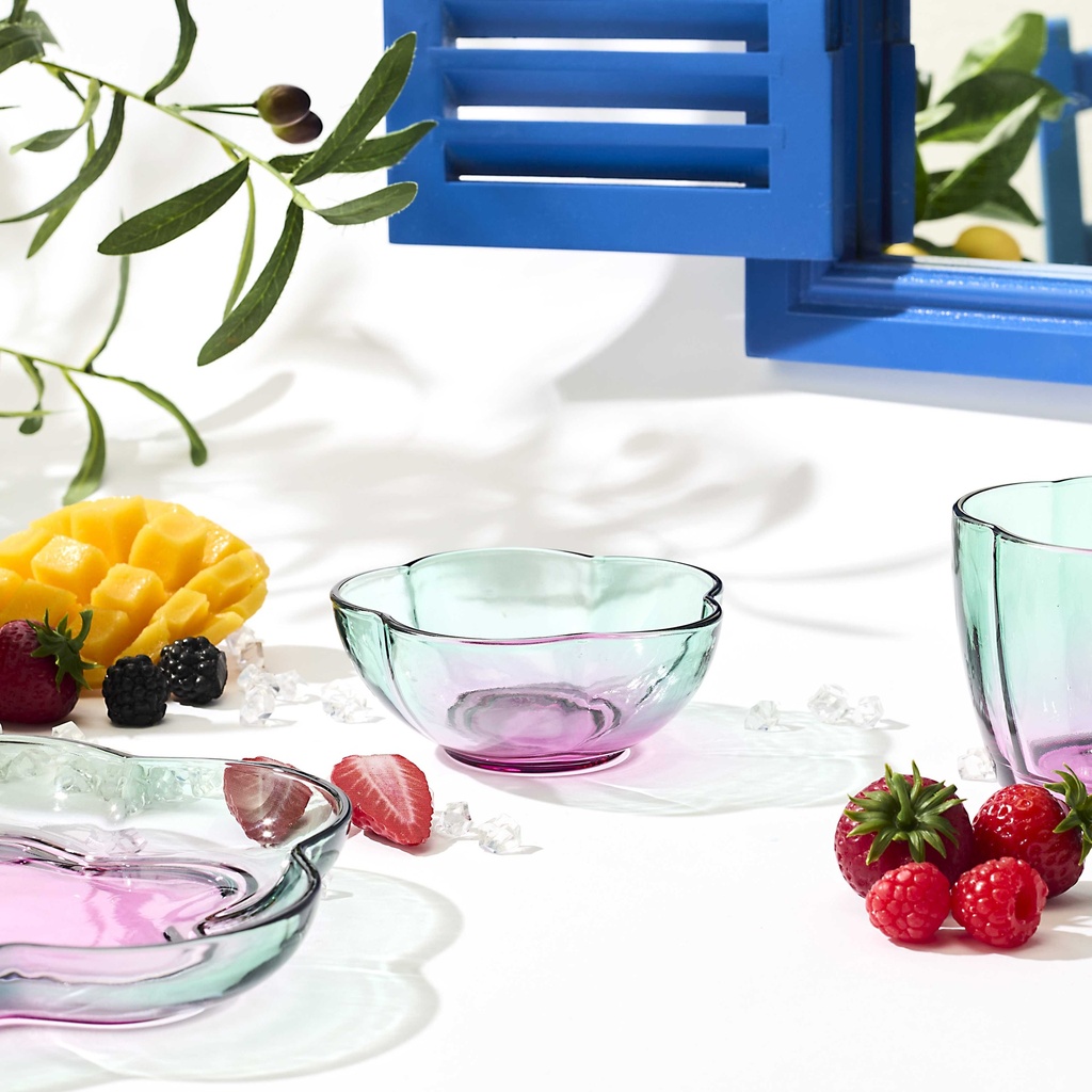 COUPELLE VERRE COLORE DEGRADE D12CM M24