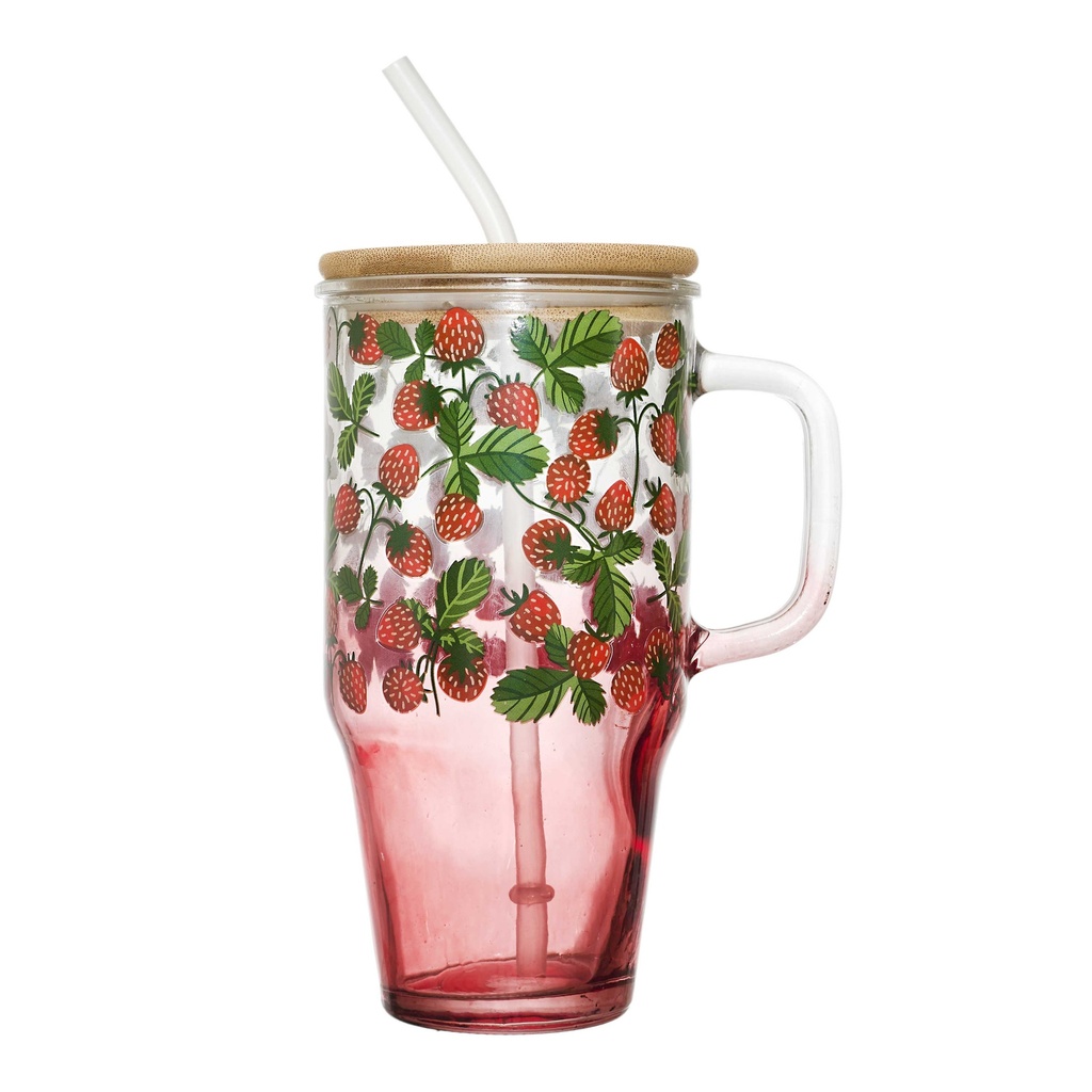 MINI MUG MIAMI EN VERRE FRUIT 650ML M12