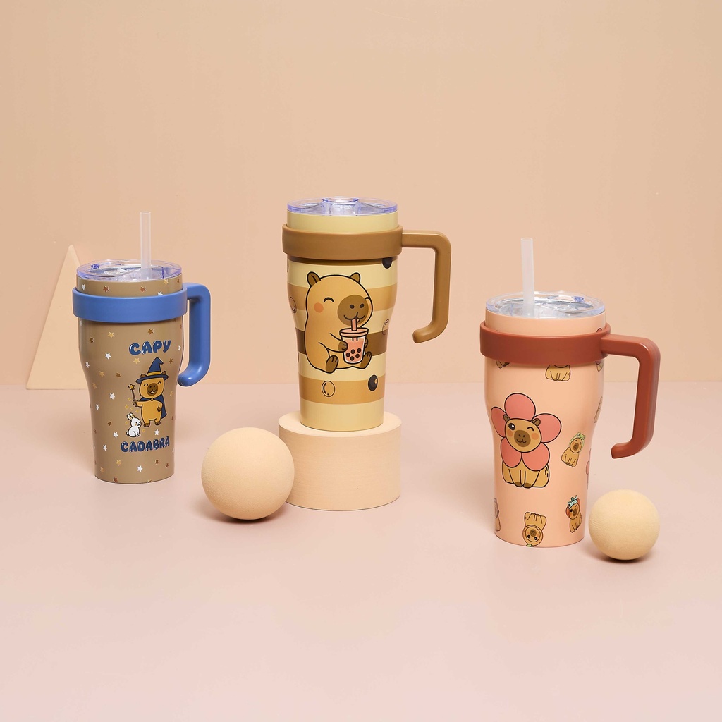 MUG DE TRANSPORT MINI MIAMI CAPYBARA 60CL M6