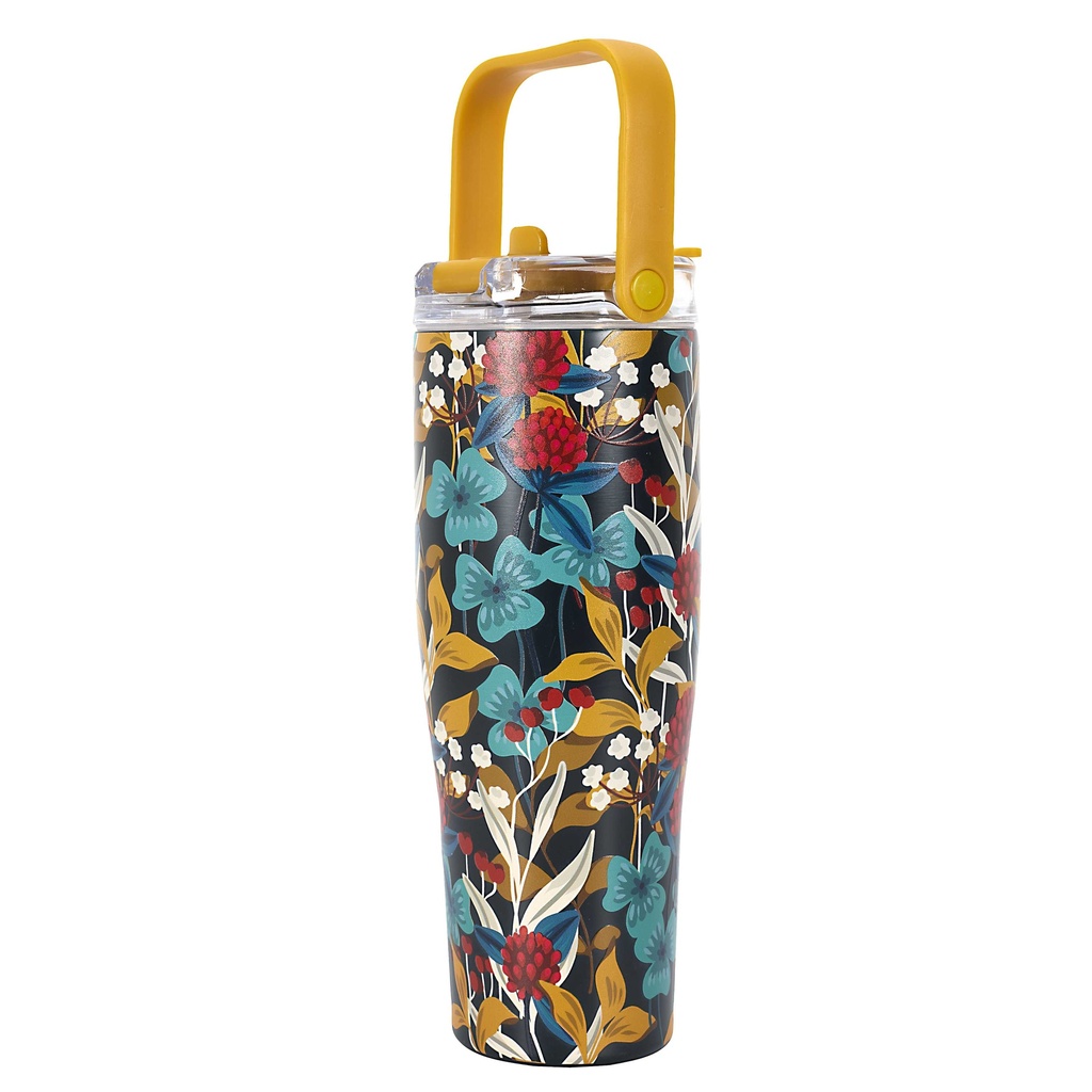 MUG DE TRANSPORT NEW YORK FLORAL 90CL M6