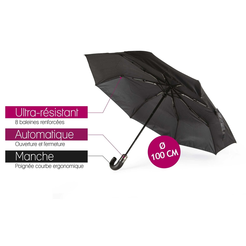 PARAPLUIE OUVERTURE ET FERMETURE AUTOMATIQUE M16