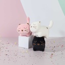 PELUCHE CHAT 13CM KAWAII M24