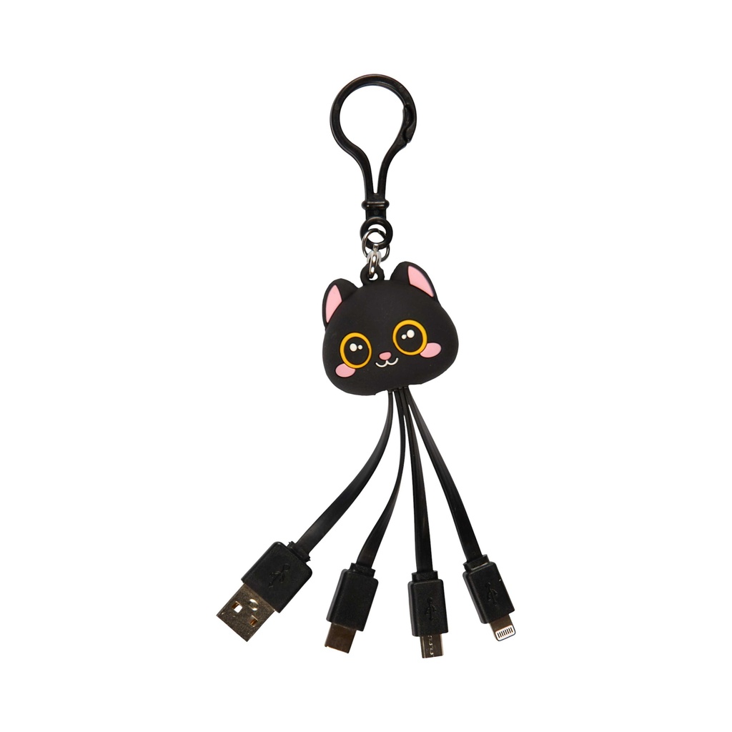 PORTE CLE ADAPTATEUR 4 EN 1 KAWAII M24