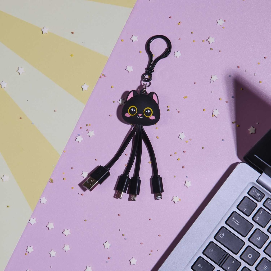 PORTE CLE ADAPTATEUR 4 EN 1 KAWAII M24