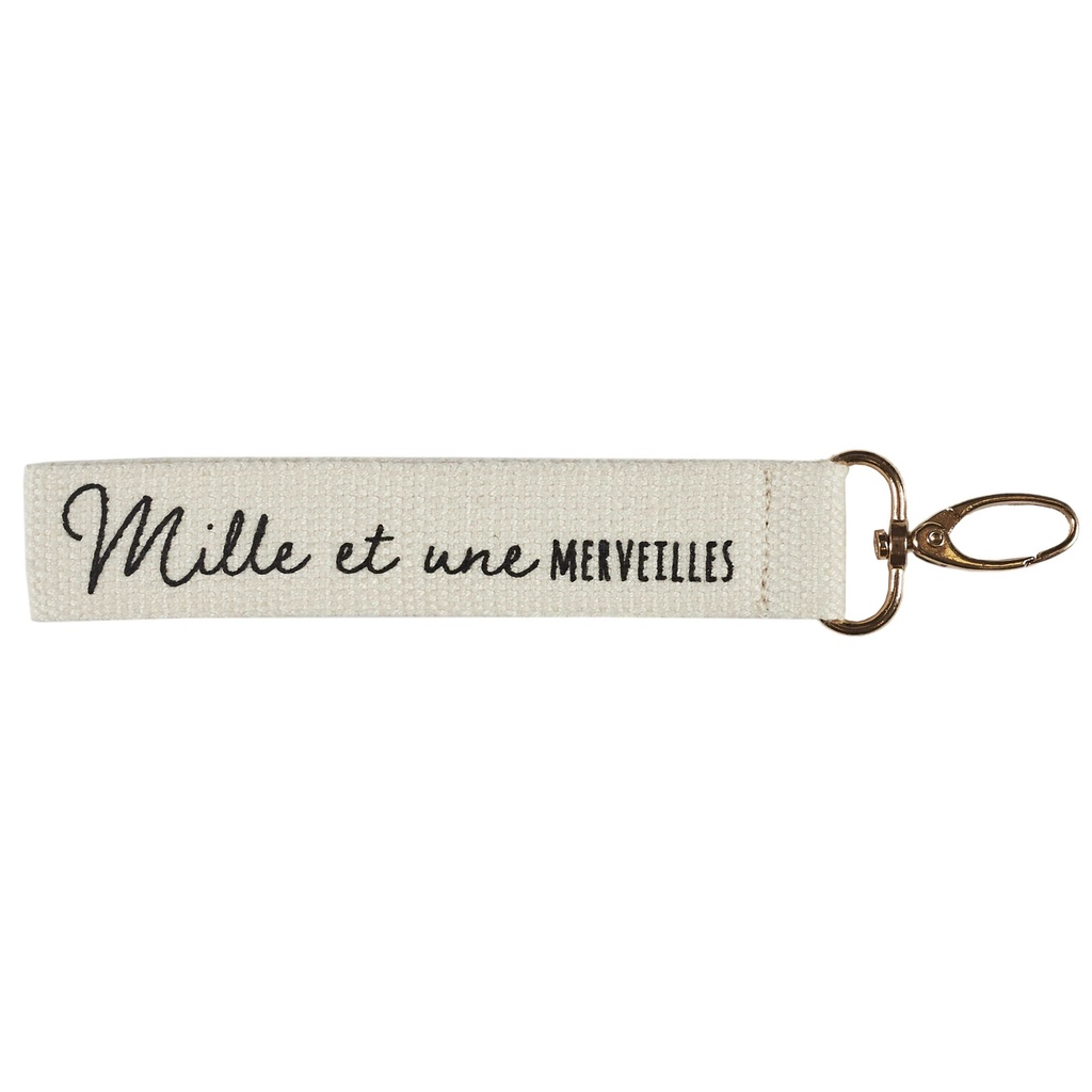 PORTE CLE LANIERE TISSUS M24