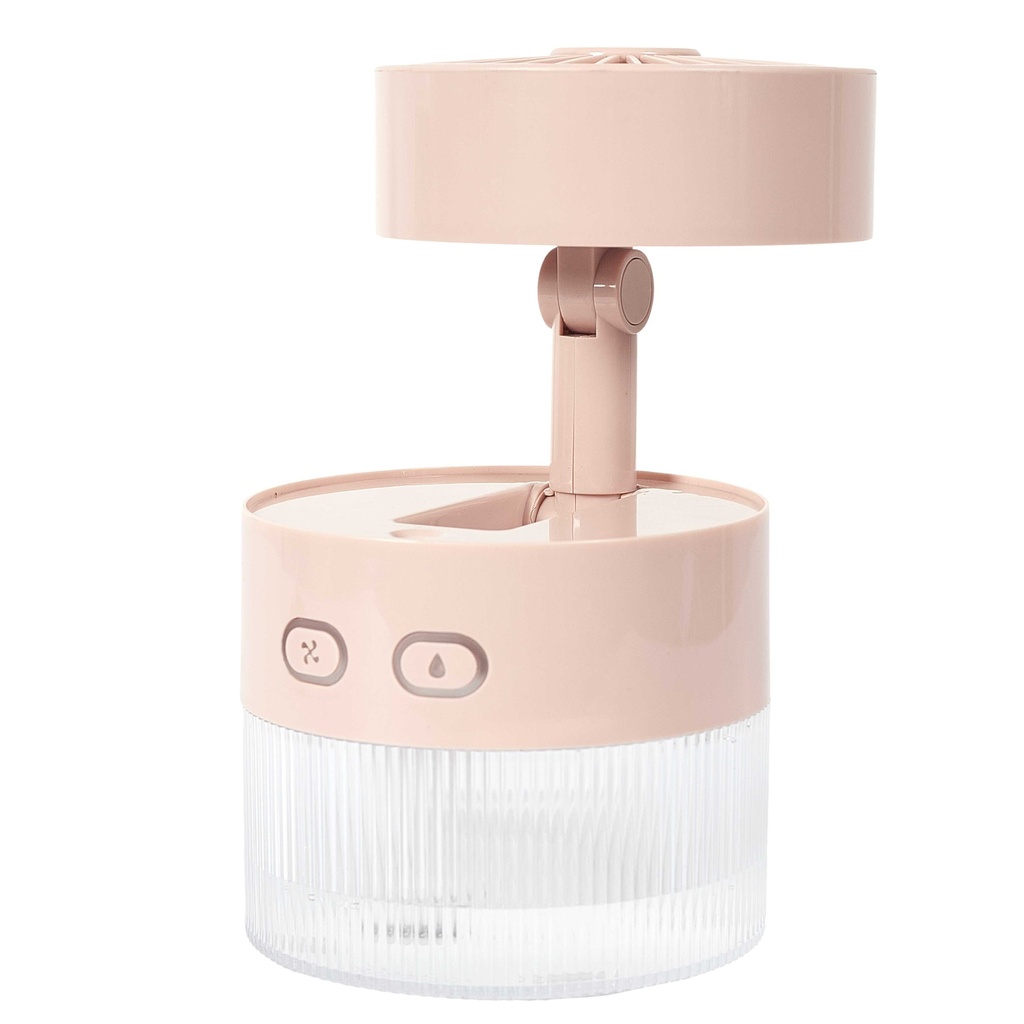 VENTILATEUR BRUMISATEUR USB LED ORIENTABLE M8