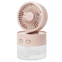 VENTILATEUR BRUMISATEUR USB LED ORIENTABLE M8