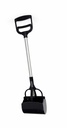 PELLE RAMASSE CROTTE AVEC POIGNEE MANCHE INOX 71 CM