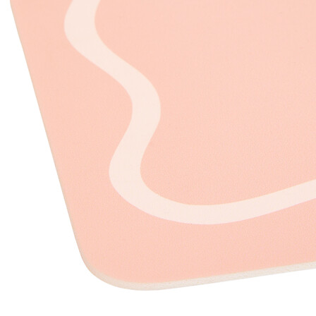Set de table Bich 45 x 30 cm rose bordeaux assorti