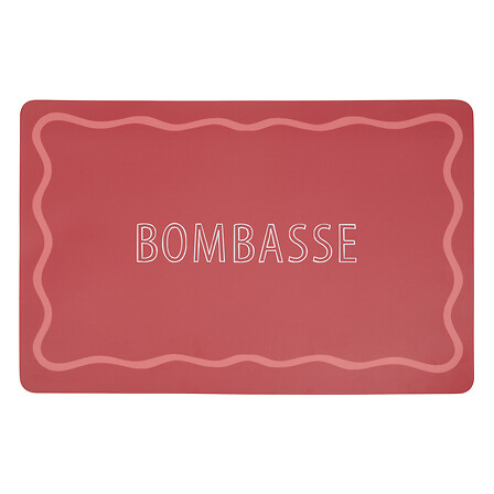 Set de table Bich 45 x 30 cm rose bordeaux assorti