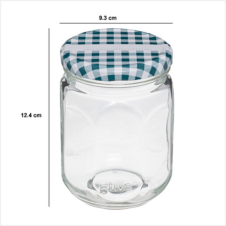 Lot de 6 pots à confiture Jarro 0,5 l verre