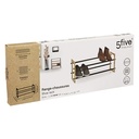 Range-chaussures extensible 12 paires métal et bois
