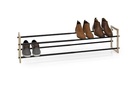 Range-chaussures extensible 12 paires métal et bois