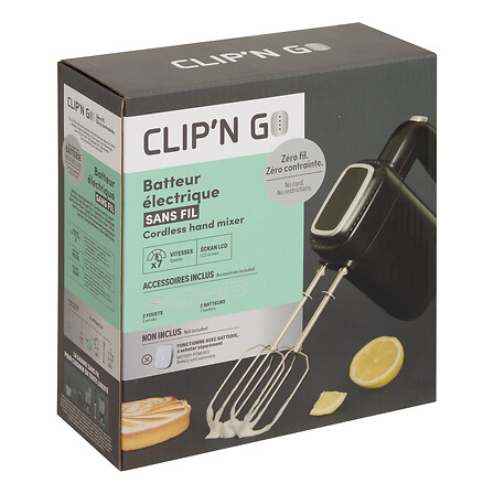 Batteur électrique sans fil Clip'n Go