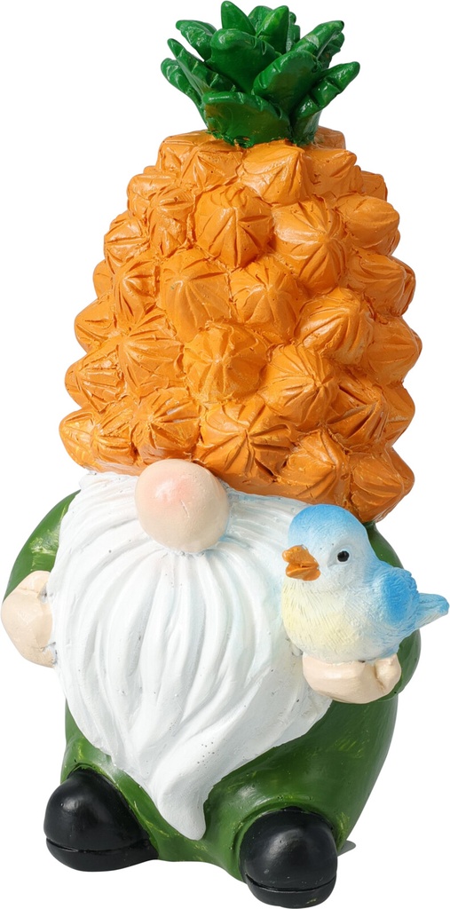 GNOME AVEC CHAPEAU FRUIT 8X8X1