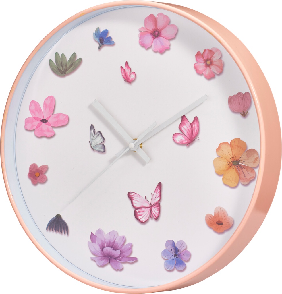 HORLOGE MURALE PP 30X4.5 4ASS