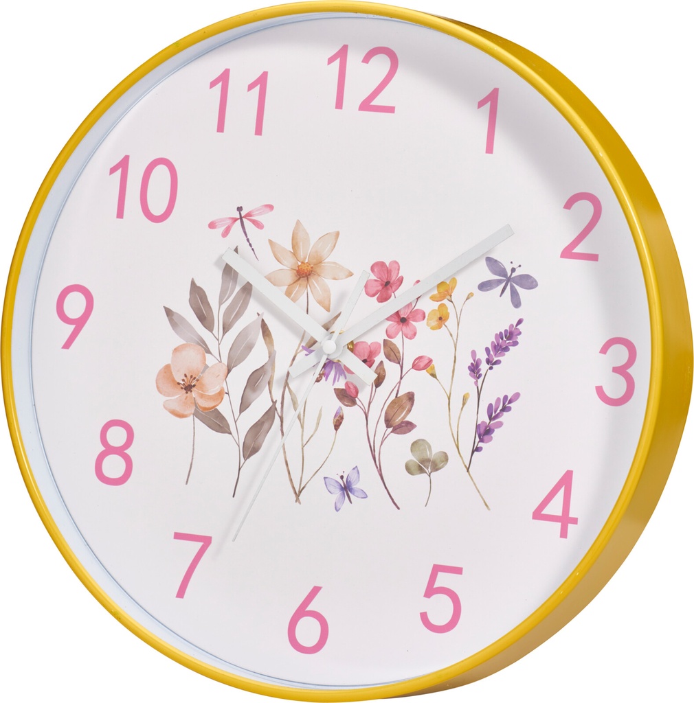 HORLOGE MURALE PP 30X4.5 4ASS