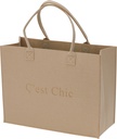 SAC FEUTRE 44X34CM 3ASS
