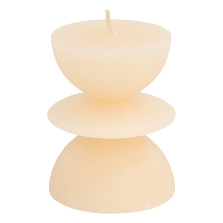 Bougie totem Homy haut 9,5 cm assorti