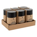 Bougie ronde Hugo 7 x 13 cm noir