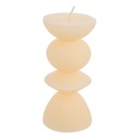 Bougie totem Homy haut 15 cm assorti