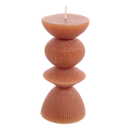 Bougie totem Homy haut 15 cm assorti