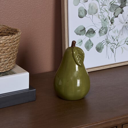 Poire déco Nirina haut 15 cm céramique