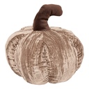 Coussin citrouille Automne 22 x 14 cm velours assorti