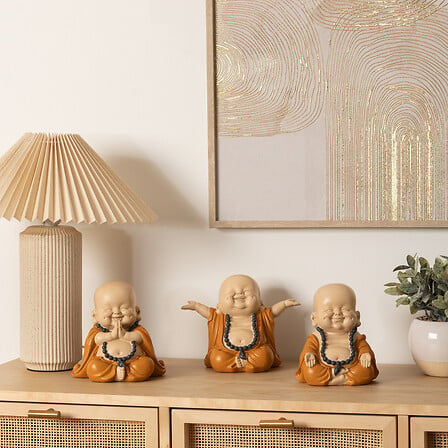 Bouddha Baya haut 16 cm résine assorti
