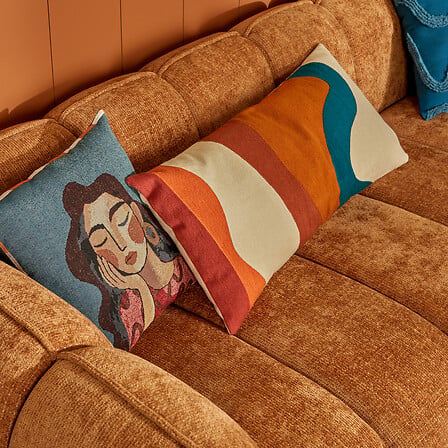 Coussin jacquard Homy 40 x 40 cm portrait
