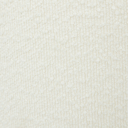 Lampe ronde Lali haut 43 tissu et céramique blanc